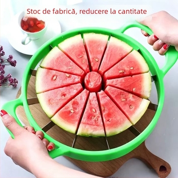 Feliator mare din oțel inoxidabil pentru pepene și cantalupă