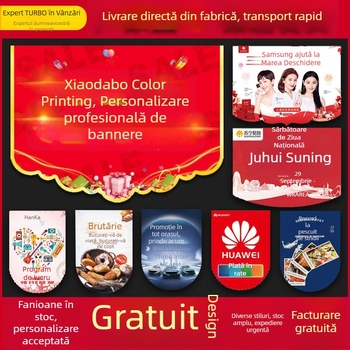 Steaguri triunghiulare personalizate pentru aniversări, stegulețe impermeabile din poliester pentru exterior, ideale pentru deschideri și decor festiv
