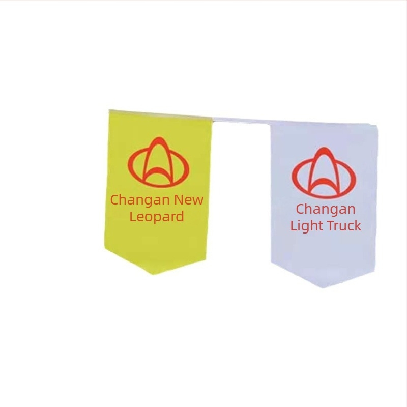 Steaguri triunghiulare personalizate pentru aniversări, stegulețe impermeabile din poliester pentru exterior, ideale pentru deschideri și decor festiv