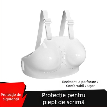 Protecție pentru piept la scrimă, echipament de protecție feminin, protecție împotriva loviturilor, pentru competiții și antrenamente