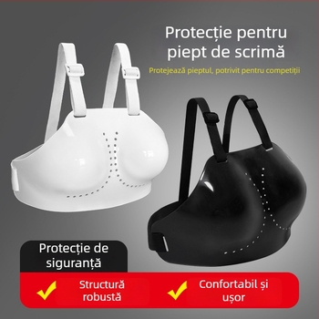 Protecție pentru piept la scrimă, echipament de protecție feminin, protecție împotriva loviturilor, pentru competiții și antrenamente