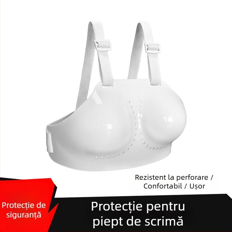 Protecție pentru piept la scrimă, echipament de protecție feminin, protecție împotriva loviturilor, pentru competiții și antrenamente