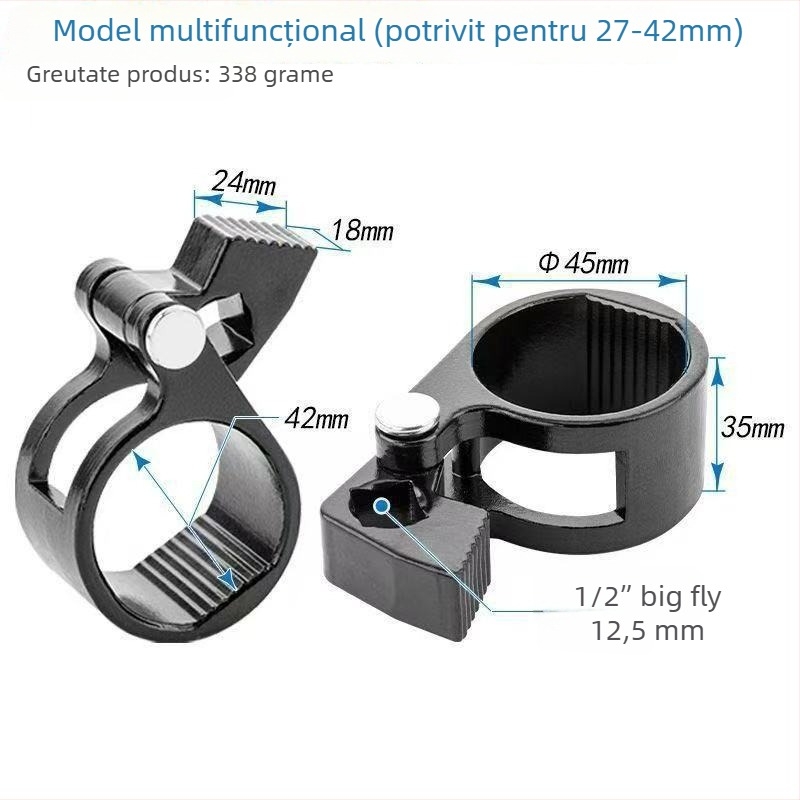 Instrument multifuncțional pentru reparații auto: cheie pentru bara de direcție și unealtă de demontare a articulației interne cu bilă