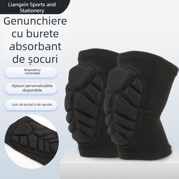 Genunchiere din spumă groasă, cu design de carapace de țestoasă, pentru ciclism, dans și patinaj cu role, respirabile vara