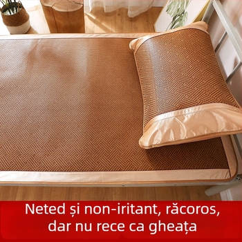 Covoraș pliabil din ratan pentru cămine studențești, dimensiune 0.9 m × 0.8 m; pentru uz casnic 1.5 m × 1.8 m