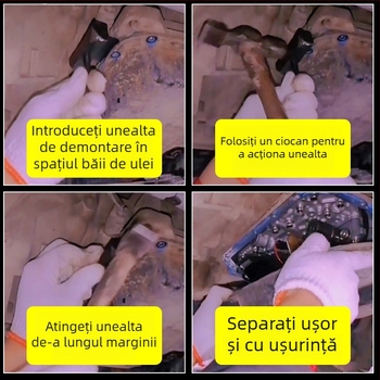 Unealtă pentru demontarea carterului de ulei și separator de etanșare pentru Mercedes-Benz, BMW, Volkswagen și Audi – unealtă pentru reparații auto