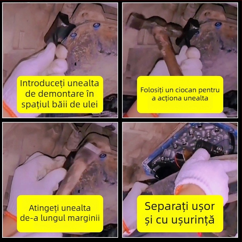 Unealtă pentru demontarea carterului de ulei și separator de etanșare pentru Mercedes-Benz, BMW, Volkswagen și Audi – unealtă pentru reparații auto