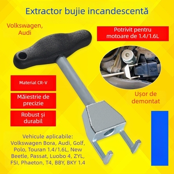 Extractor de bobină de aprindere pentru Volkswagen, Audi, Sagitar, Skoda – unealtă de demontare pentru motoare 1.4T și 1.4/1.6L