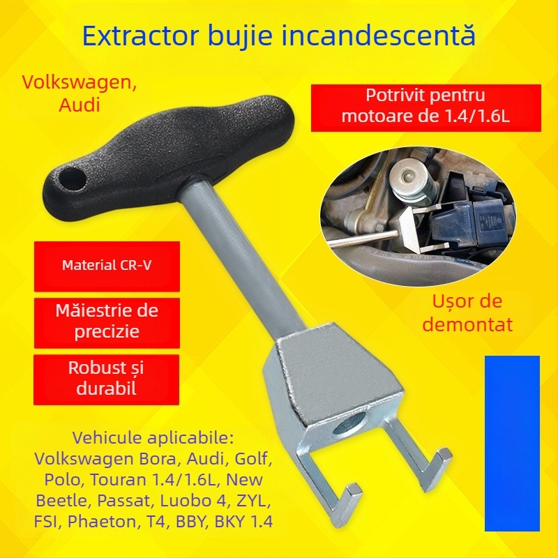 Extractor de bobină de aprindere pentru Volkswagen, Audi, Sagitar, Skoda – unealtă de demontare pentru motoare 1.4T și 1.4/1.6L