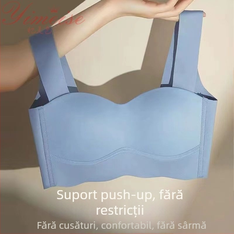 Sutien fără cusături, tip tub-top, pentru sâni mici, subțire, fără sârmă, cu susținere sport, modelare sân