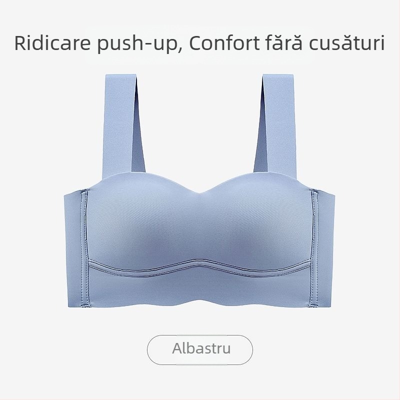 Sutien fără cusături, tip tub-top, pentru sâni mici, subțire, fără sârmă, cu susținere sport, modelare sân