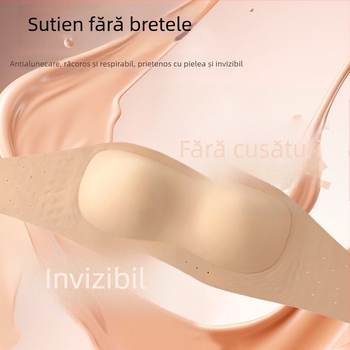 Top tubular fără bretele pentru sâni mici, răcoros, anti-derapare, cupă fără cusături, respirabil, imprimeu floral