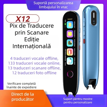 Pena de traducere inteligentă – Ediție internațională cu scanare și traducere offline, dicționar electronic multilingv (chineză, engleză, japoneză, coreeană)