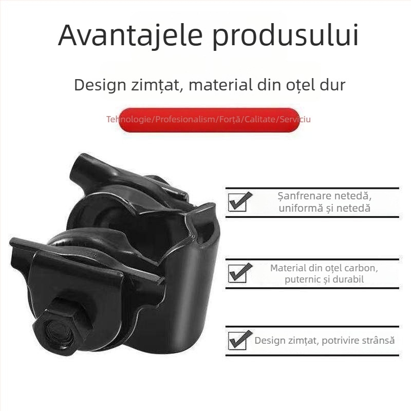Colier de șa pentru bicicletă de munte, cu șurub și conector de transformare