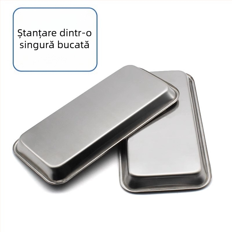 Tavă din oțel inoxidabil 304, tavă pentru instrumente cu formă renală, tavă de sterilizare, stil modern minimalist
