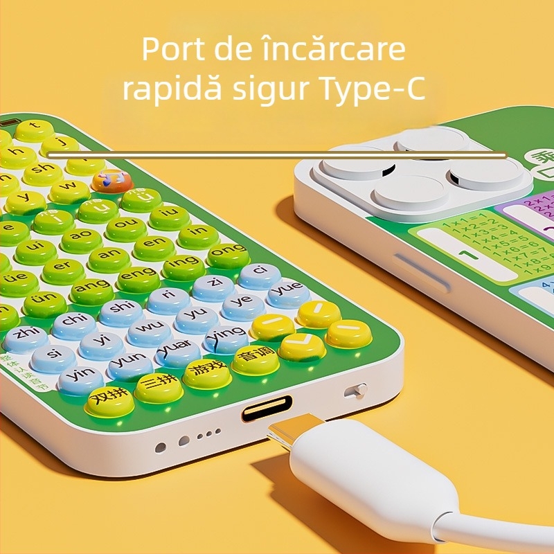 Dispozitiv inteligent de învățare Pinyin de buzunar pentru preșcolari, dispozitiv de învățare Pinyin, antrenament de fonetică Pinyin, jucărie educativă