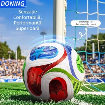 Dong Yi minge de fotbal PU fără cusătură, cu îmbinare termică, mărimea 5, pentru antrenamente