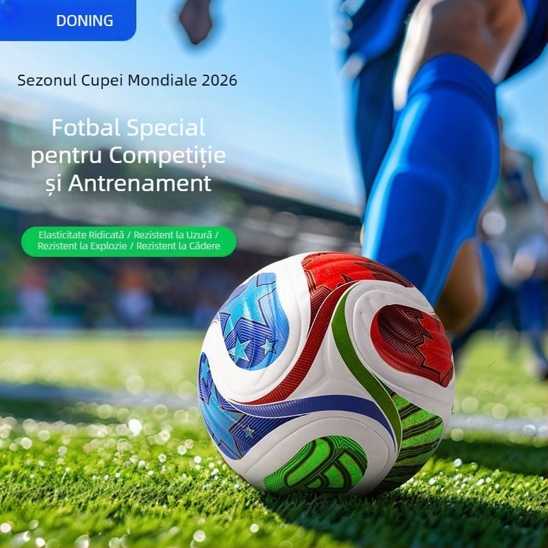 Dong Yi minge de fotbal PU fără cusătură, cu îmbinare termică, mărimea 5, pentru antrenamente