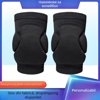 Genunchiere profesionale pentru volei, cu burete gros, protecție a genunchilor, unisex