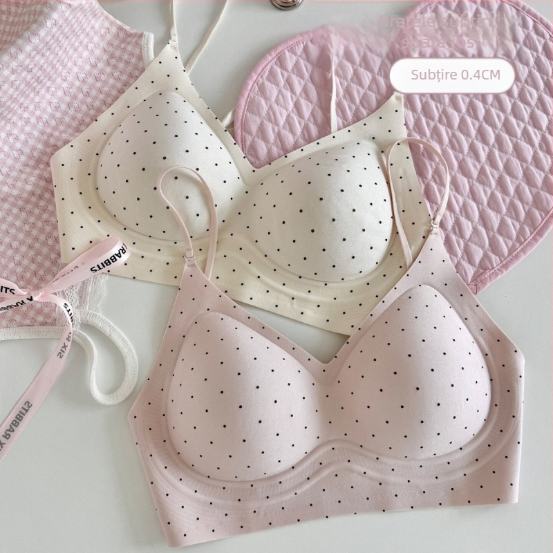 Sutien halter cu spate decupat, ușor pentru vară, bretele subțiri, fără cusături, pentru bust mic, spate în formă de U