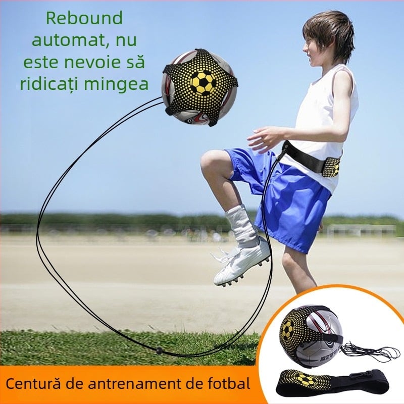 Antrenament internațional la fotbal: Curea de dribling cu revenire automată, antrenor de fotbal pentru copii începători