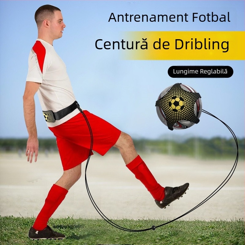 Antrenament internațional la fotbal: Curea de dribling cu revenire automată, antrenor de fotbal pentru copii începători