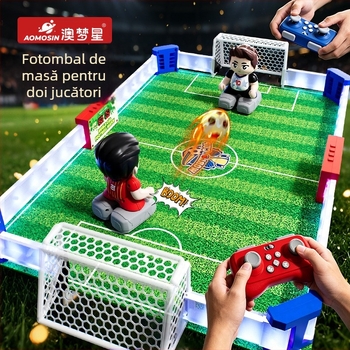 Joc de fotbal pe masă pentru copii, pentru doi jucători — joc interactiv părinte-copil și puzzle