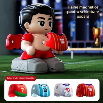 Joc de fotbal pe masă pentru copii, pentru doi jucători — joc interactiv părinte-copil și puzzle