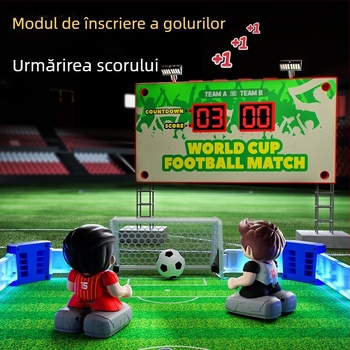 Joc de fotbal pe masă pentru copii, pentru doi jucători — joc interactiv părinte-copil și puzzle