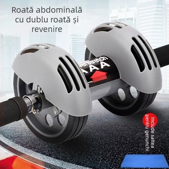 Roată pentru abdomen pentru fitness acasă – antrenament pentru mușchii abdominali, fără pliere, utilizare în interior