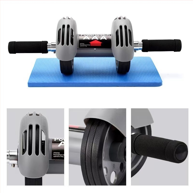 Roată pentru abdomen pentru fitness acasă – antrenament pentru mușchii abdominali, fără pliere, utilizare în interior