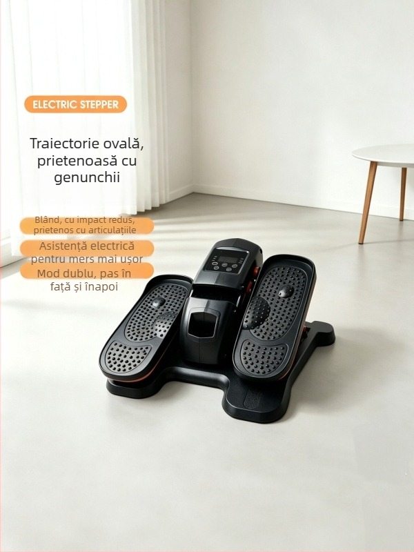 Antrenor eliptic electric compact pentru uz casnic, funcționare silențioasă, mini antrenor de reabilitare cu 12 viteze reglabile
