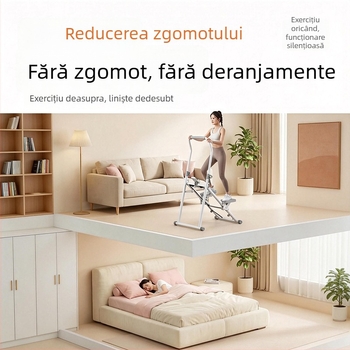 Binluo PLJ02 Urcător hidraulic de scări pliabil pentru uz casnic – stepper interior compact cu contor de calorii