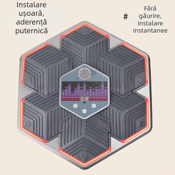 Antrenor de box pentru acasă pentru copii și adulți, cu autonomie lungă, muzică inteligentă, țintă de perete pentru fitness