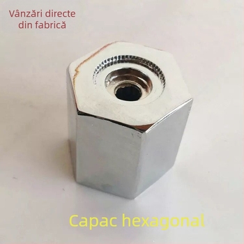 Roată de mână din ABS pentru instalații sanitare, mâner robinet, cerc roșu sau albastru – două variante