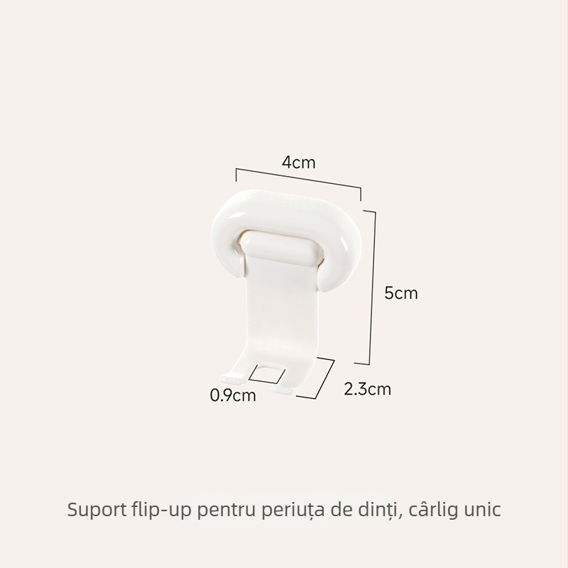 FaSoLa suport pentru periute de dinți, rabatabil, montaj pe perete fără găuri, spațiu de depozitare în baie sub dulapul cu oglindă