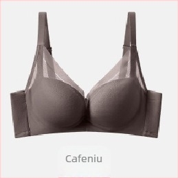 Sutien din mătase fără arcuri pentru sâni mici, cu susținere și modelare a sânilor pe zonele laterale