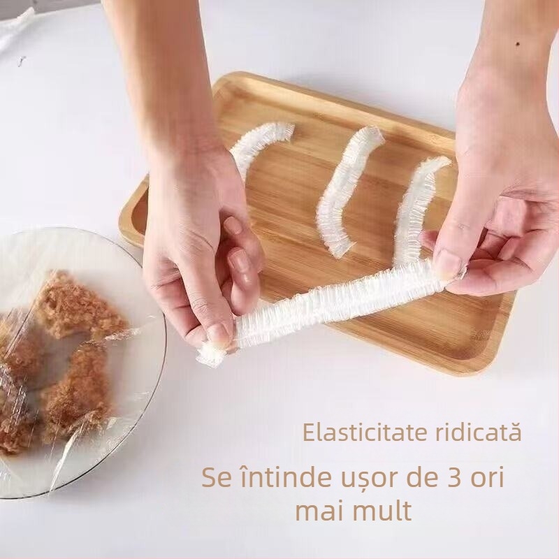 Set de capace pentru boluri cu folie alimentară, montat pe perete, pentru sigilarea și conservarea alimentelor