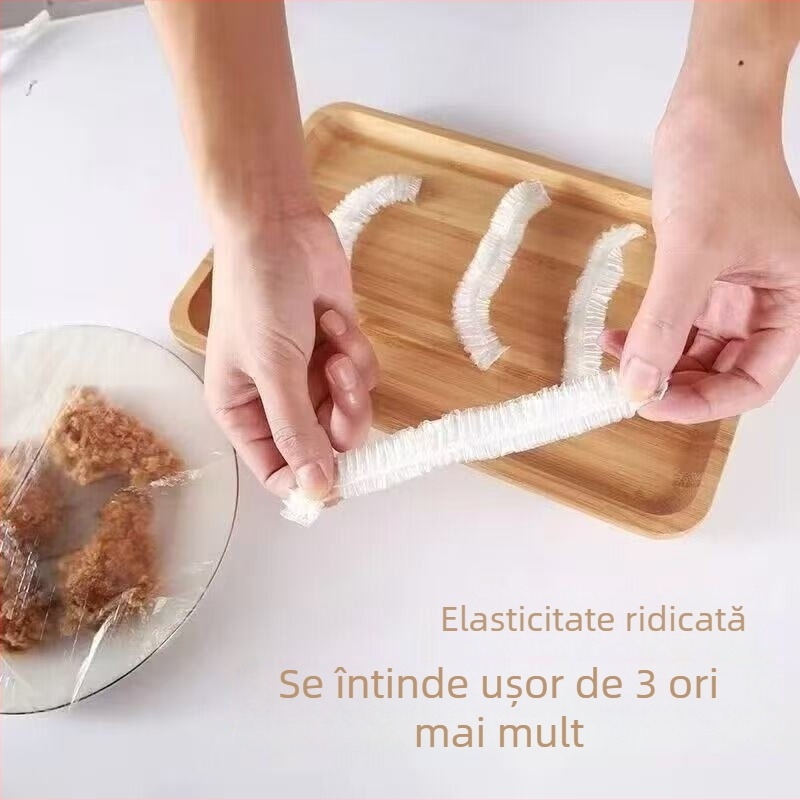 Set de capace pentru boluri cu folie alimentară, montat pe perete, pentru sigilarea și conservarea alimentelor