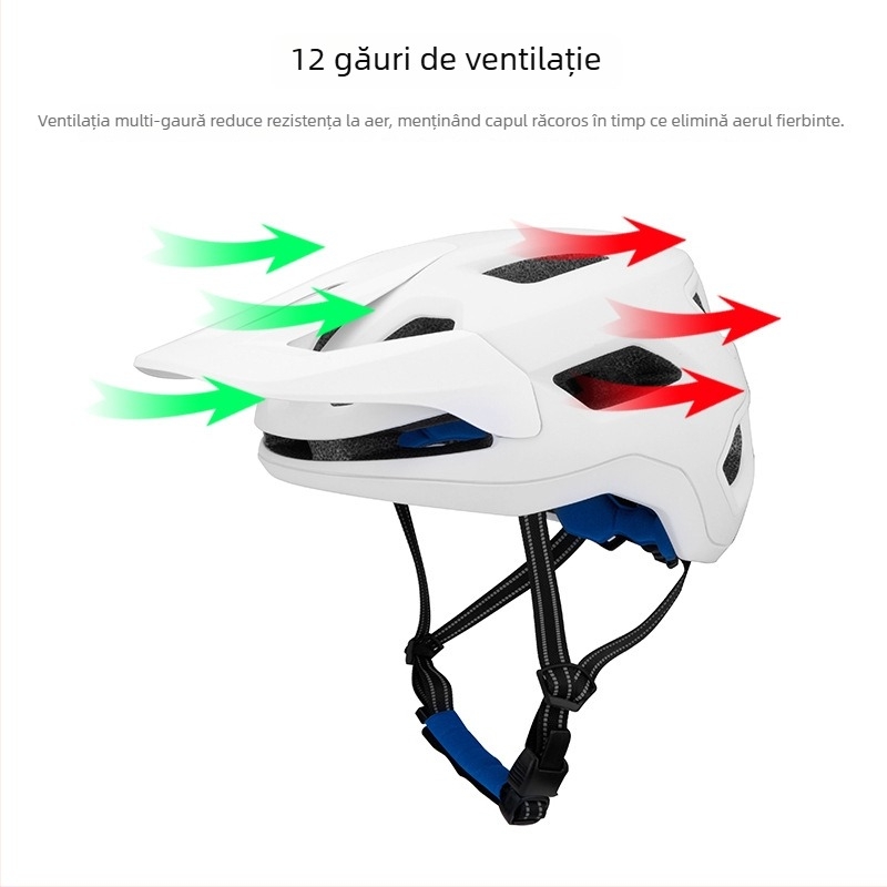 Cască pentru bicicletă de munte, cască de siguranță pentru ciclism off-road, design integrat margine-la-margine, culori și logo personalizabile