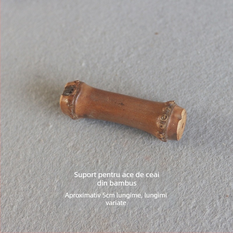 Suport din bambus pentru ace de ceai și un raft – accesorii pentru ceremonia ceaiului, lucrat manual