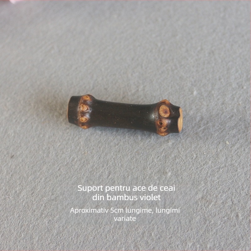 Suport din bambus pentru ace de ceai și un raft – accesorii pentru ceremonia ceaiului, lucrat manual