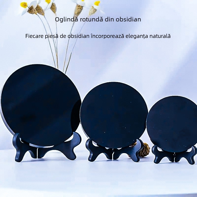 Disc Feng Shui din obsidian pentru casă și birou