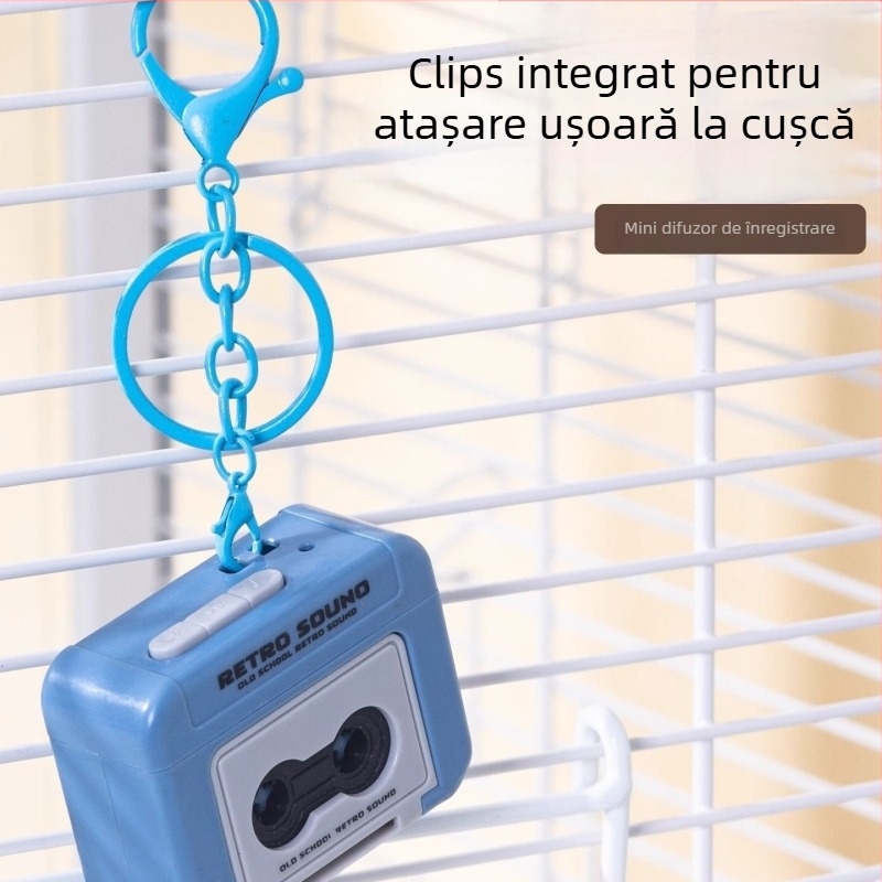 Dispozitiv de învățare a vorbirii pentru papagal, înregistrare repetitivă, pentru alte păsări