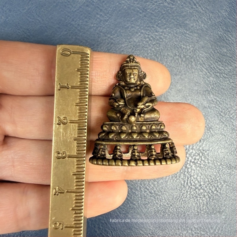 Statuetă tibetană Buddha din alamă – ornament mic