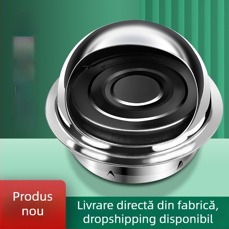Capac ventilație exterior din oțel inoxidabil 304, protecție împotriva vântului, supapă de retur, capac de ploaie, tip deschis