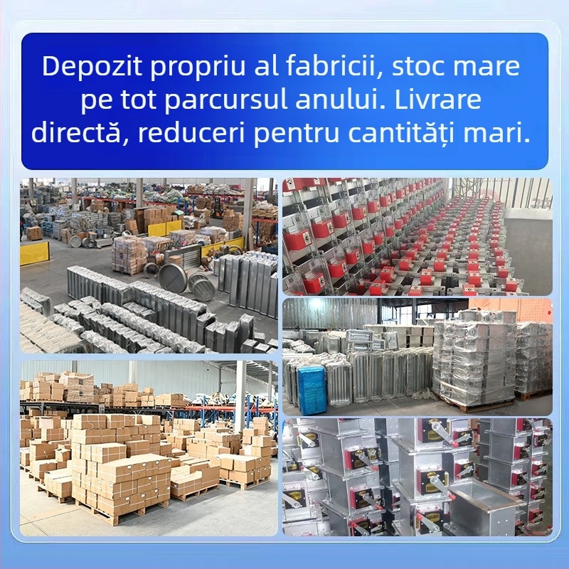 Gură de ventilație ABS pătrată pentru atelier, evacuare și retur de aer, cu strat simplu sau dublu, protecție la ploaie, pentru climatizare centrală