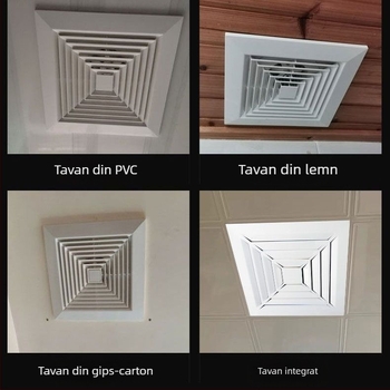 Northern Fir DDPQS01070 Ventilator de evacuare pentru tavan, baie și bucătărie, silențios și puternic