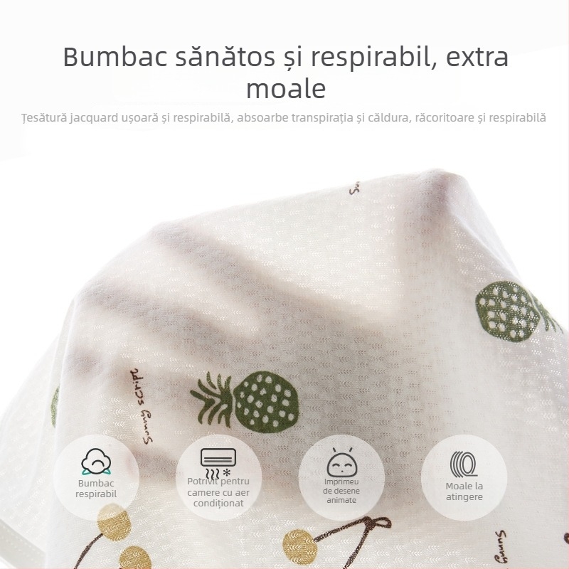 Set de vară pentru bebeluți, din bumbac 100%, două piese, unisex, drăguț