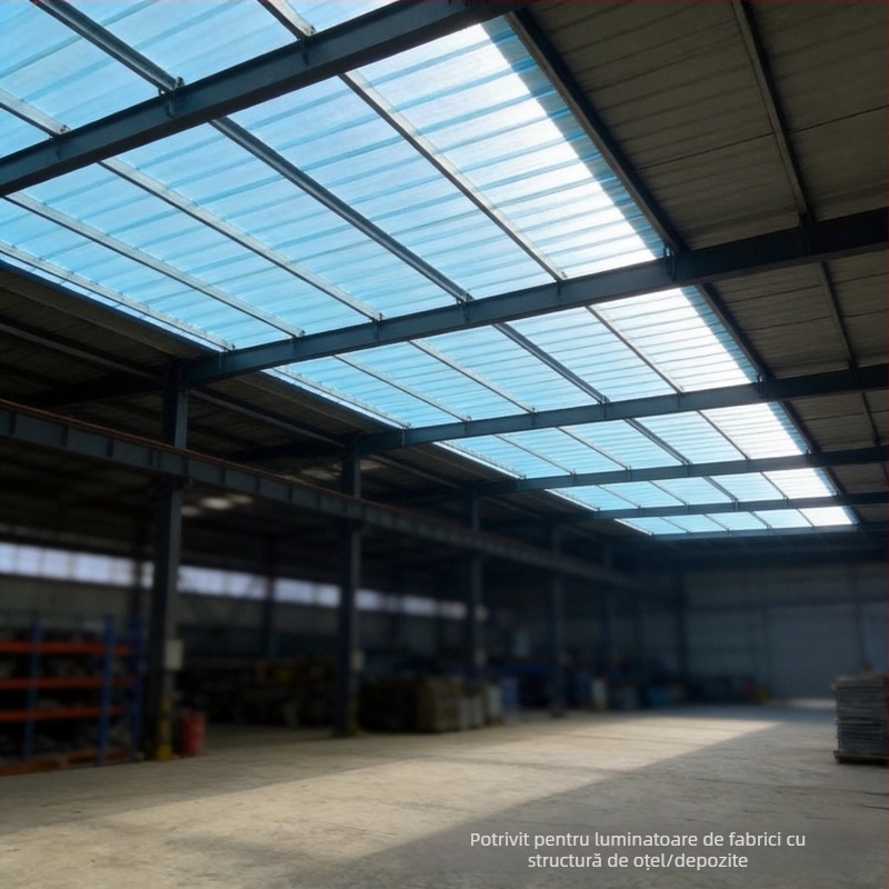 Panou de iluminat FRP transparent pentru clădiri industriale și sere